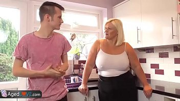 Play He has sex with his grandmother and loves it when he puts his happy brunette in his ass