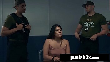Play Border agent violates an illegal immigrant who has tried to enter the country