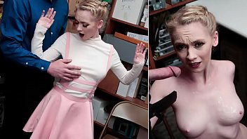 Abspielen Blonde Pija stiehlt für Laster, wird aber zur Strafe gefickt