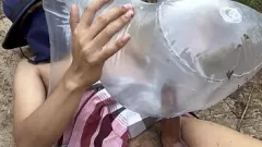 Jouer Masturbation en plein air avec grosse bite et jouet sexuel en Thaïlande
