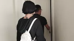 Play Petite Babe Kimiko's Unforgettable Room Rent Visit: Blowjob & Natural Tits