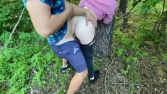 Play Stepsiblings' Forbidden Forest Encounter: Cum-Filled Doggystyle & Bukkake Finale