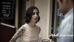 Play Skinny Teen Tattooed Barista's Anal Anal Virginity Lost